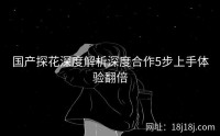 国产探花深度解析深度合作5步上手体验翻倍