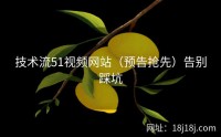 技术流51视频网站(预告抢先)告别踩坑