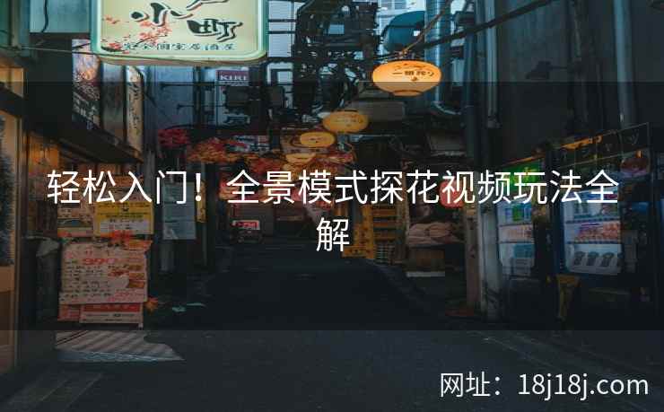 轻松入门！全景模式探花视频玩法全解