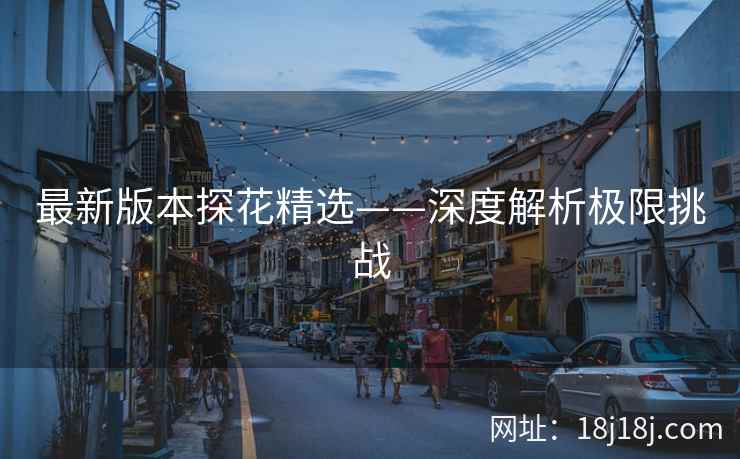 最新版本探花精选——深度解析极限挑战