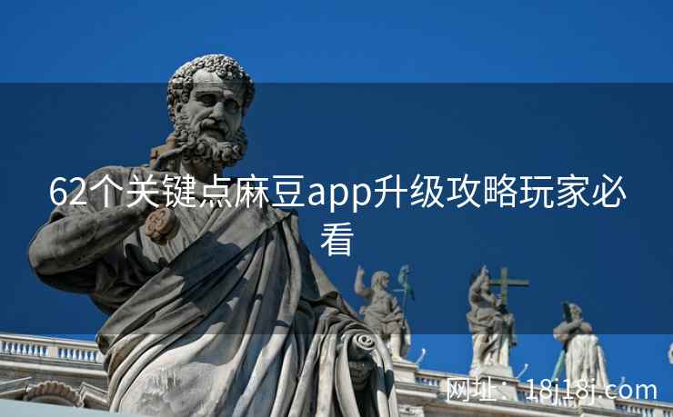 62个关键点麻豆app升级攻略玩家必看