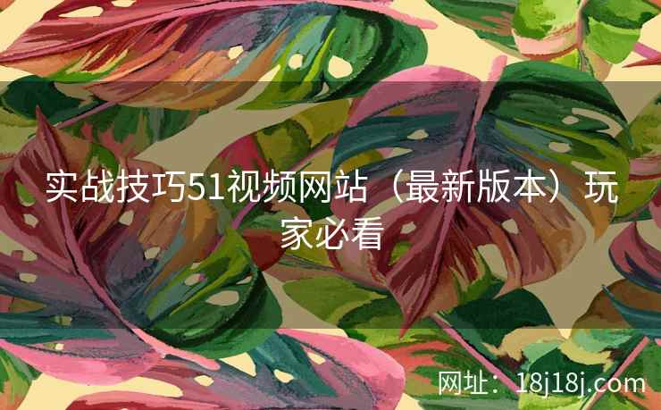 实战技巧51视频网站（最新版本）玩家必看